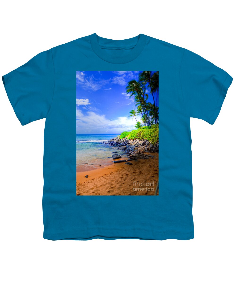 Napili Bay Youth T-Shirt featuring the photograph Napili Bay Maui #1 by Kelly Wade