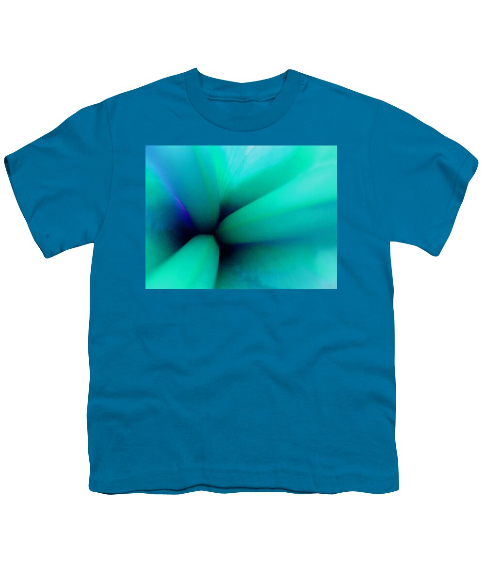 Teal Youth T-Shirt featuring the photograph Dreamstate in Teal #1 by Carolyn Jacob