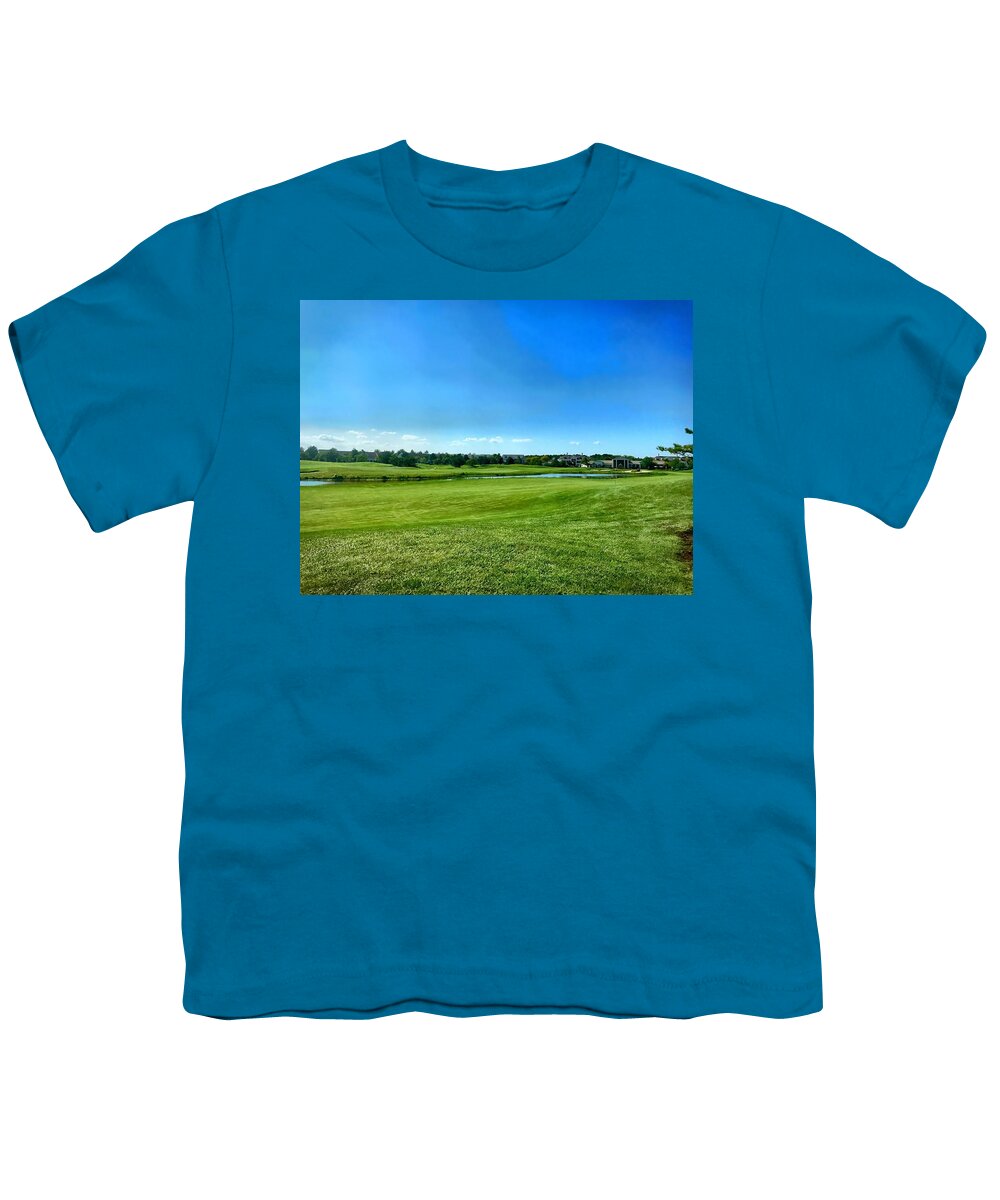 Landscape Youth T-Shirt featuring the photograph Green Acres 2018 by Chris Montcalmo