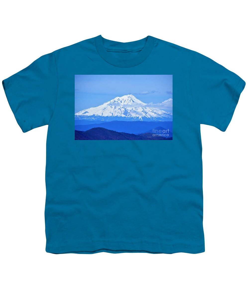 Mountains Youth T-Shirt featuring the photograph Mt. Shasta, California by Merle Grenz