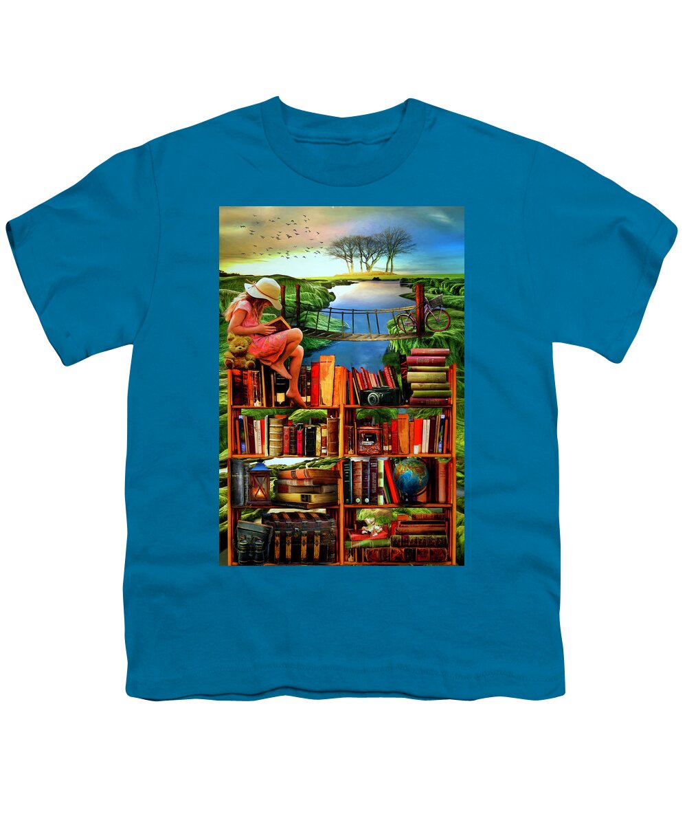 Spring Youth T-Shirt featuring the digital art Imagination by Debra and Dave Vanderlaan