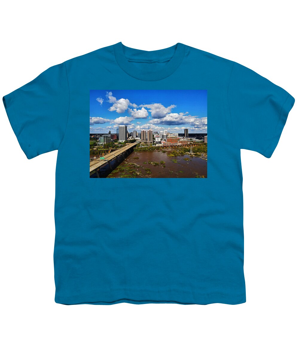  Youth T-Shirt featuring the photograph City of Richmond by Stephen Dorton