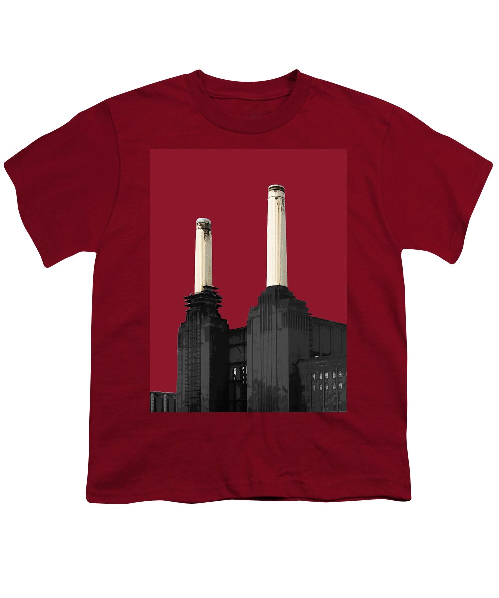 Eye Youth T-Shirt featuring the mixed media Power - Blazing RED by BFA Prints