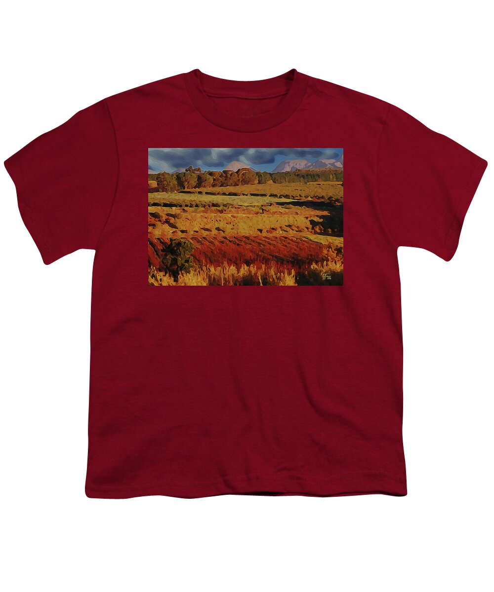 Countryside Youth T-Shirt featuring the digital art Dreamside by Vincent Franco