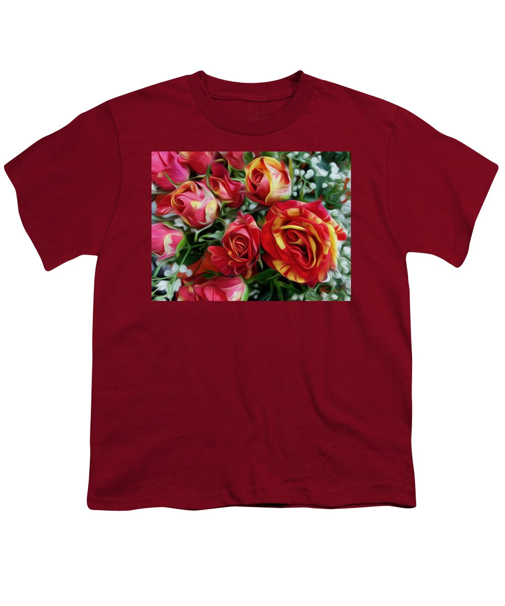 Greeting Cards Youth T-Shirt featuring the digital art Valentine's Day Surprise by Vincent Franco