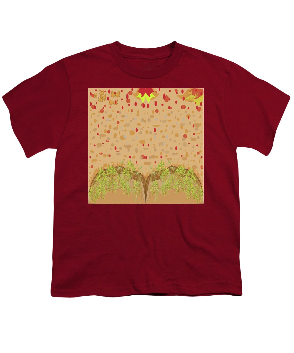 Urban Youth T-Shirt featuring the digital art 106 Nature's Landscape by Cheryl Turner