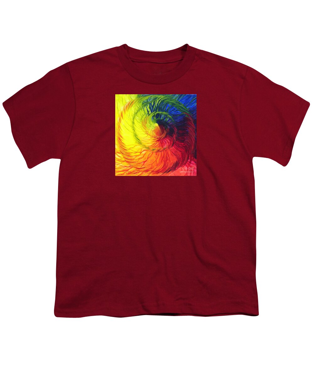 Color Youth T-Shirt featuring the painting Color by Jeanette Jarmon