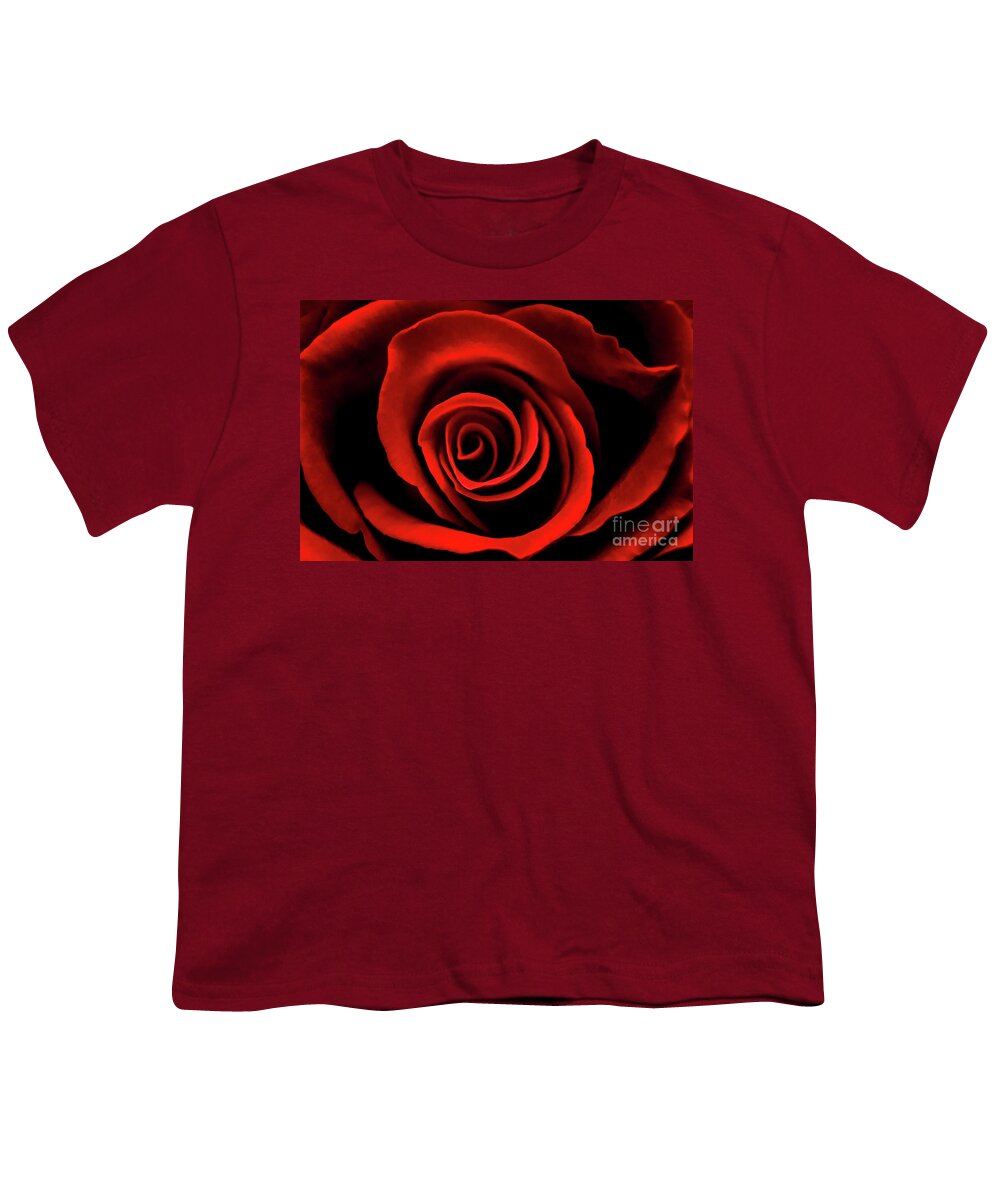 Flower Youth T-Shirt featuring the photograph Rose by Mariusz Talarek