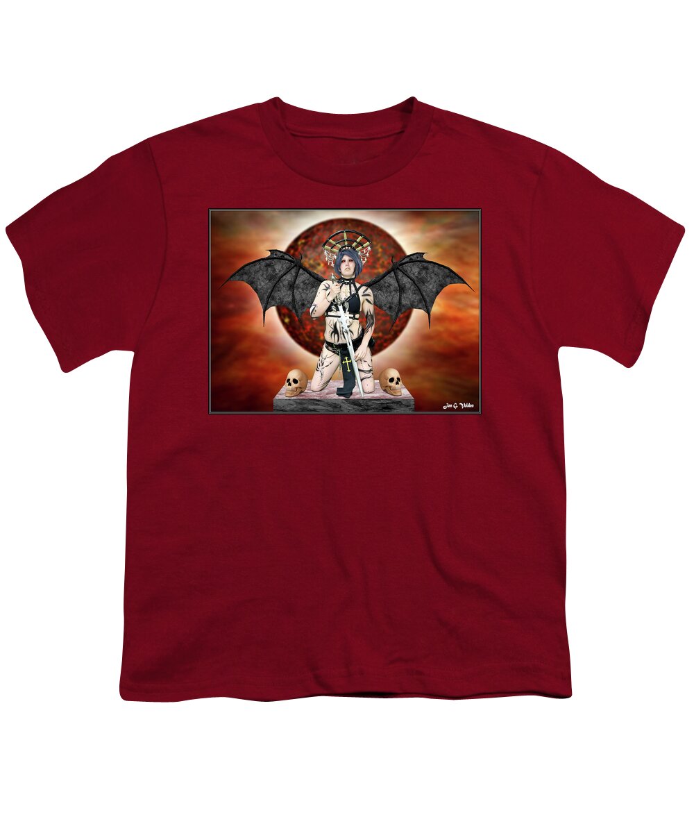 Fantasy Youth T-Shirt featuring the photograph The Succubus OF Darkover by Jon Volden