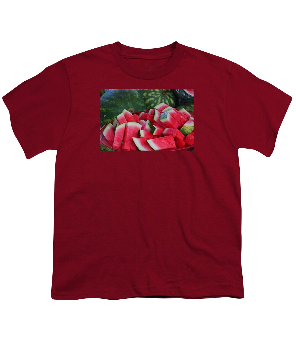 Watermelon Youth T-Shirt featuring the photograph Watermelon II by Michiale Schneider