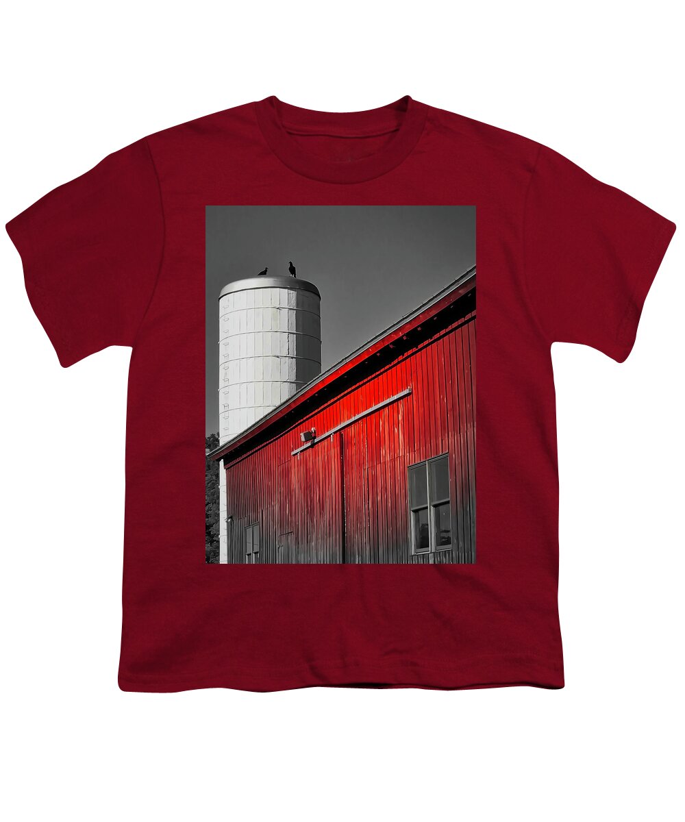 Barn Youth T-Shirt featuring the photograph Fading Barn by Jack Wilson
