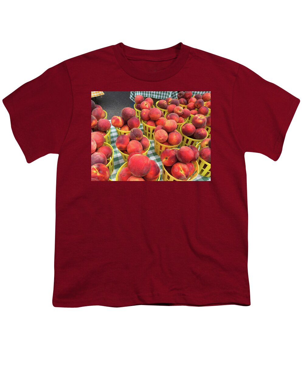 Peaches Youth T-Shirt featuring the photograph Peaches by Matthew Seufer