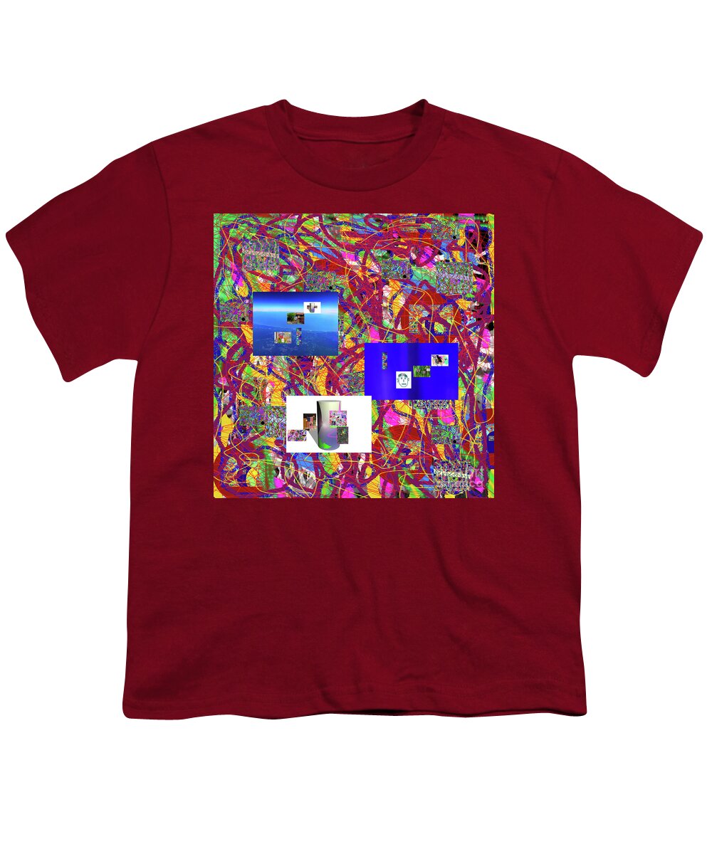 Walter Paul Bebirian: Volord Kingdom Art Collection Grand Gallery Youth T-Shirt featuring the digital art 1-17-2020d by Walter Paul Bebirian