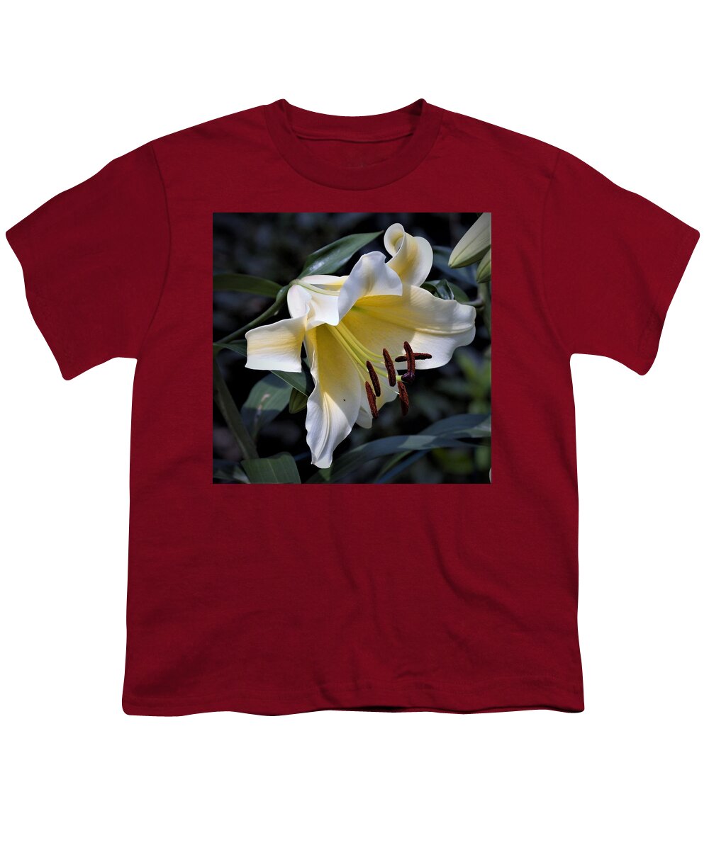 Asiatic Lily Youth T-Shirt featuring the photograph Asiatic Lily by Nancy Ayanna Wyatt