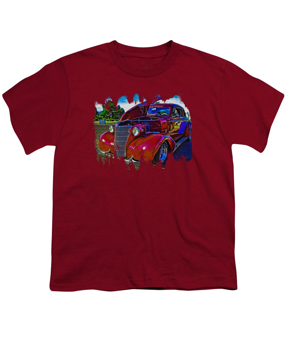 Nostalgic Youth T-Shirt featuring the photograph Chevy On The Run by Thom Zehrfeld