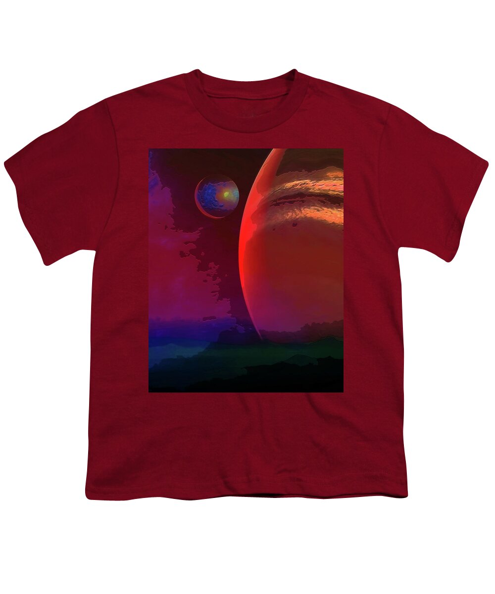 Space Youth T-Shirt featuring the digital art Close Proximity by Don White Artdreamer