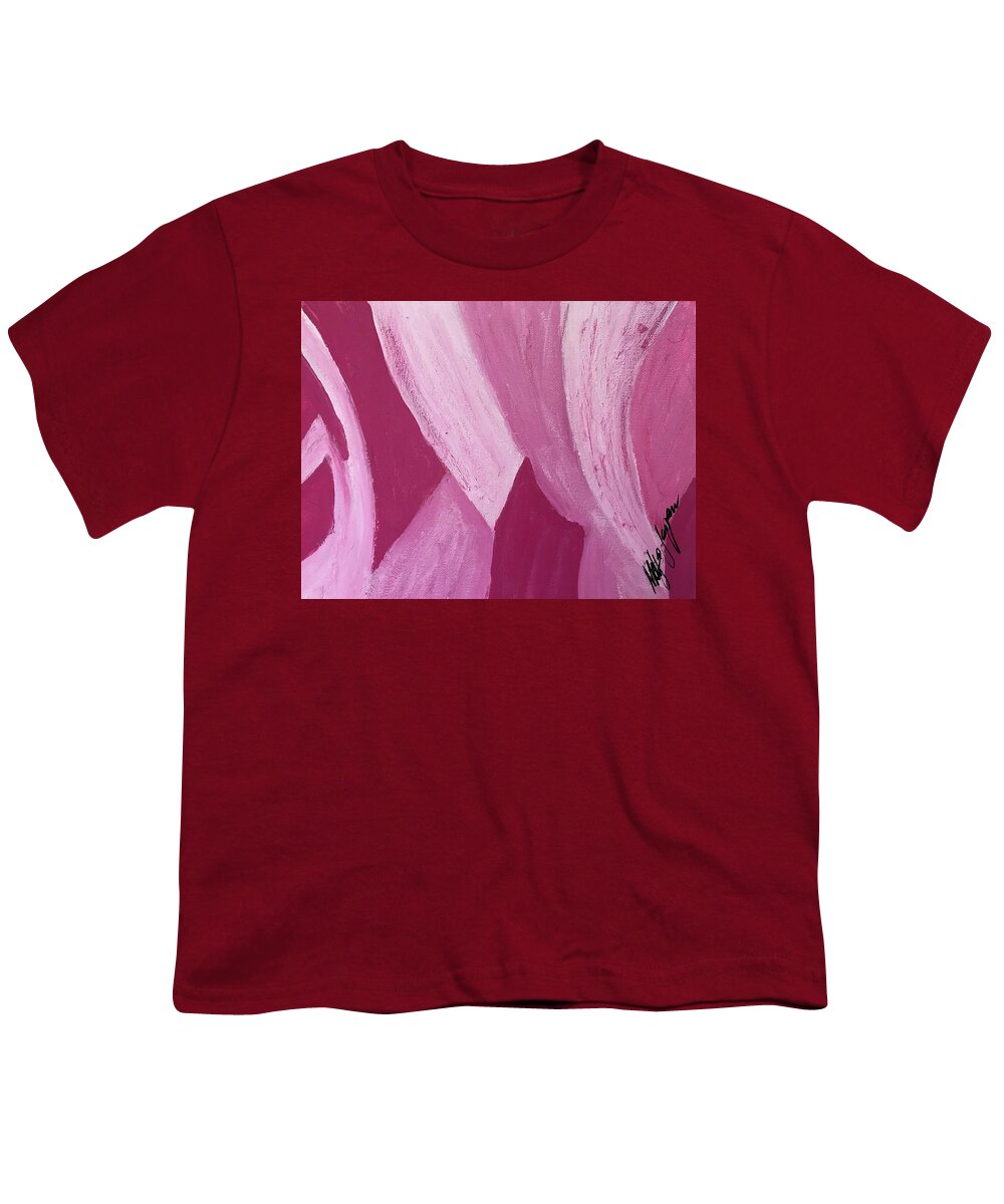 Femmes Youth T-Shirt featuring the painting Femmes by Medge Jaspan