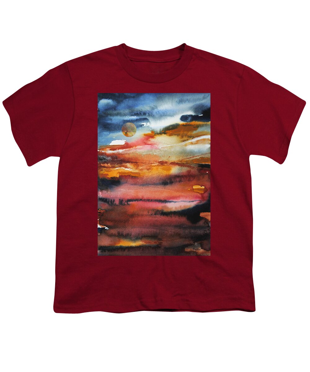 Space Youth T-Shirt featuring the painting My Space by Vallee Johnson