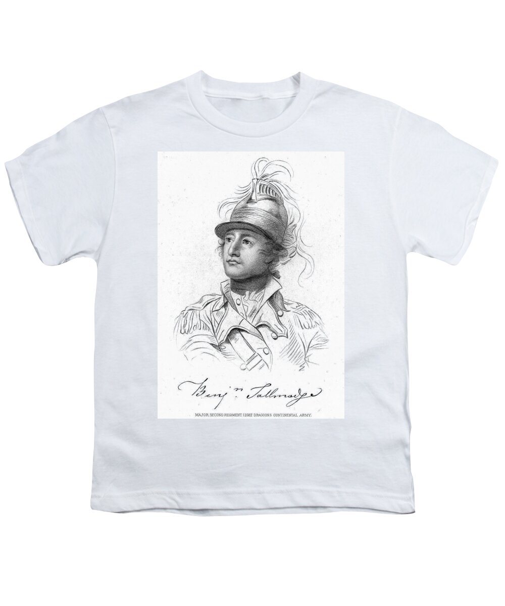 18th Century Youth T-Shirt featuring the photograph Benjamin Tallmadge #1 by Granger
