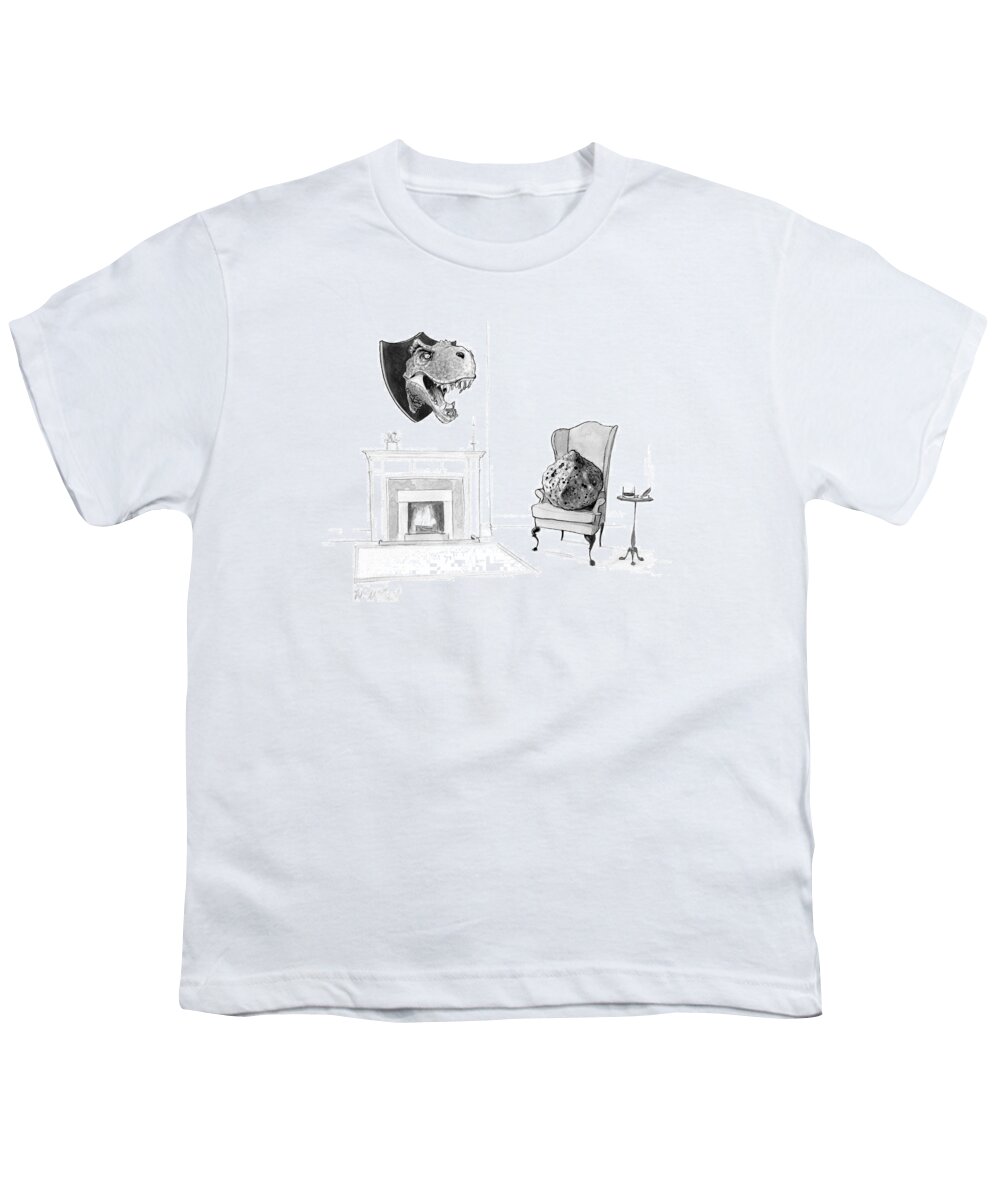 Dinosaur Youth T-Shirt featuring the drawing New Yorker February 13th, 2017 by Will McPhail