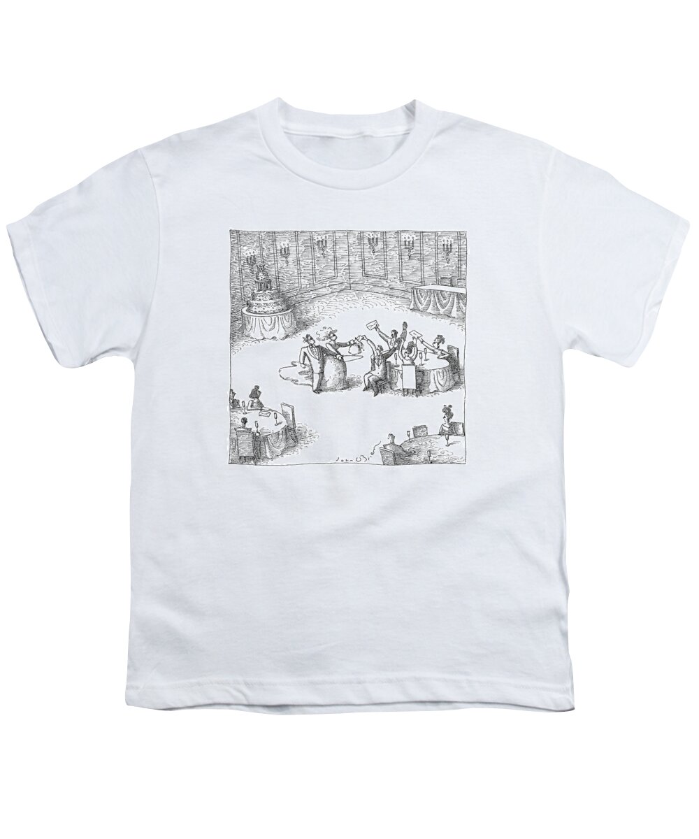 Wedding Youth T-Shirt featuring the drawing New Yorker September 18th, 2006 by John O'Brien