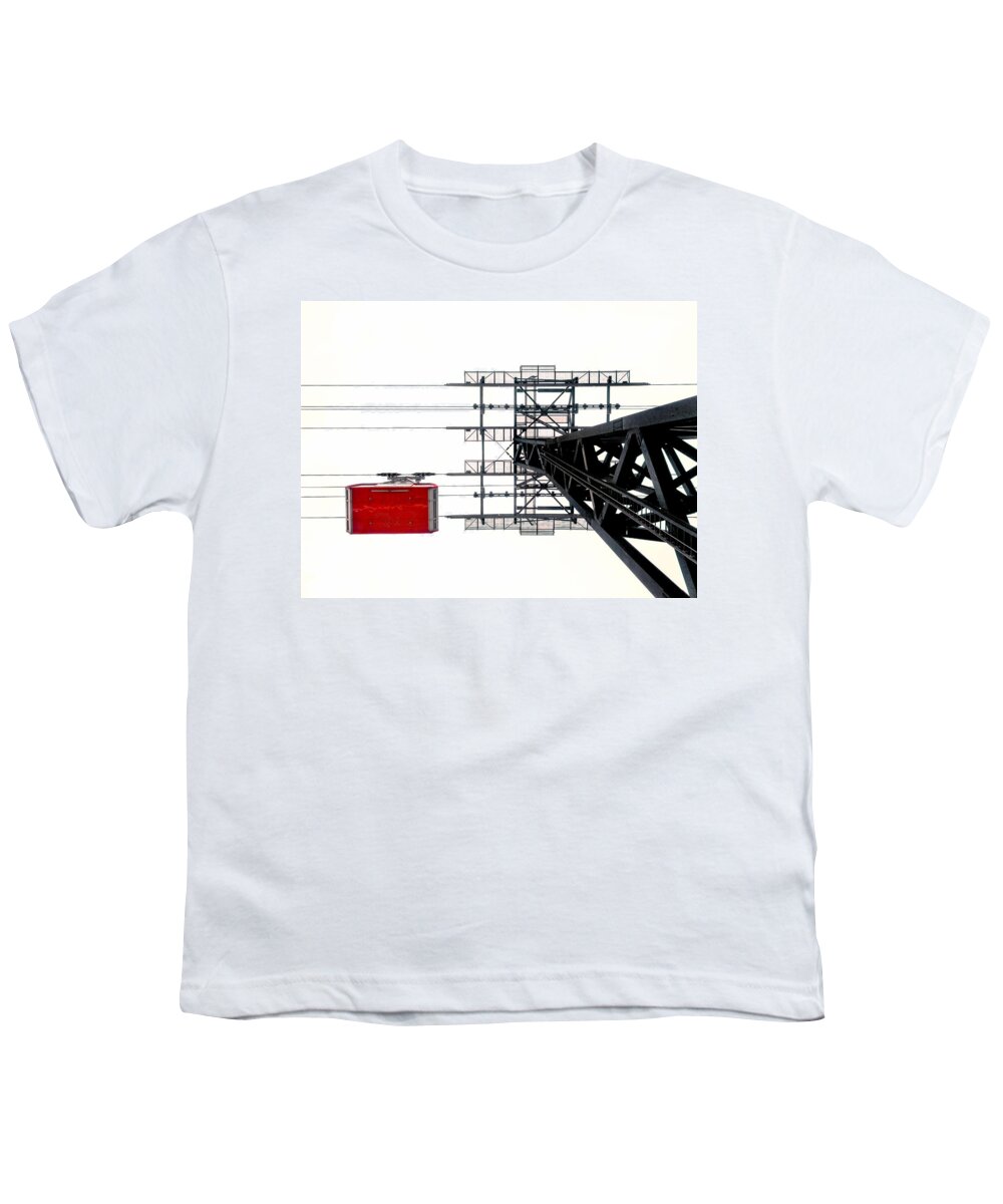 Roosevelt Island Tram Youth T-Shirt featuring the photograph 110 People Max by S Paul Sahm
