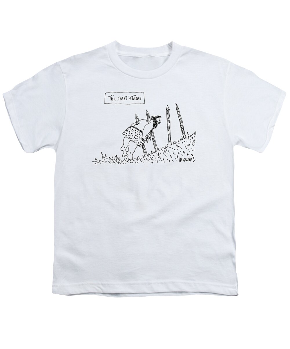 Man Youth T-Shirt featuring the drawing New Yorker November 27th, 2006 by Peter Mueller
