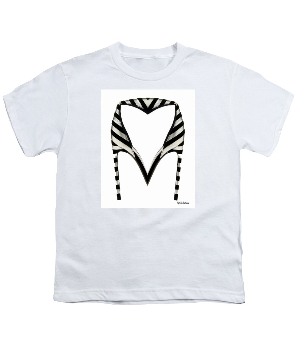 Conceptual Youth T-Shirt featuring the digital art Shoe Love #33 by Rafael Salazar