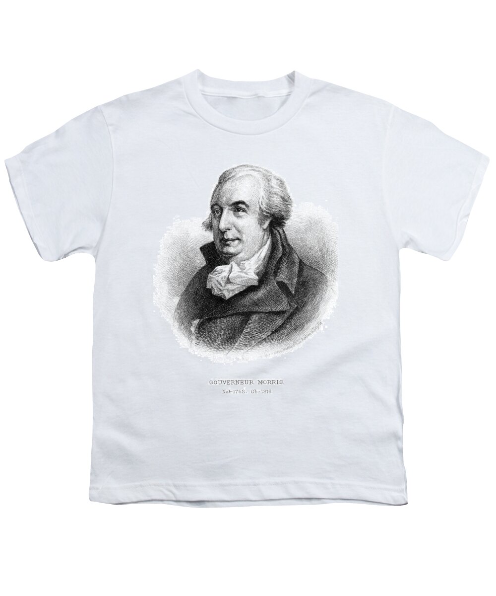 18th Century Youth T-Shirt featuring the painting Gouverneur Morris #4 by Granger