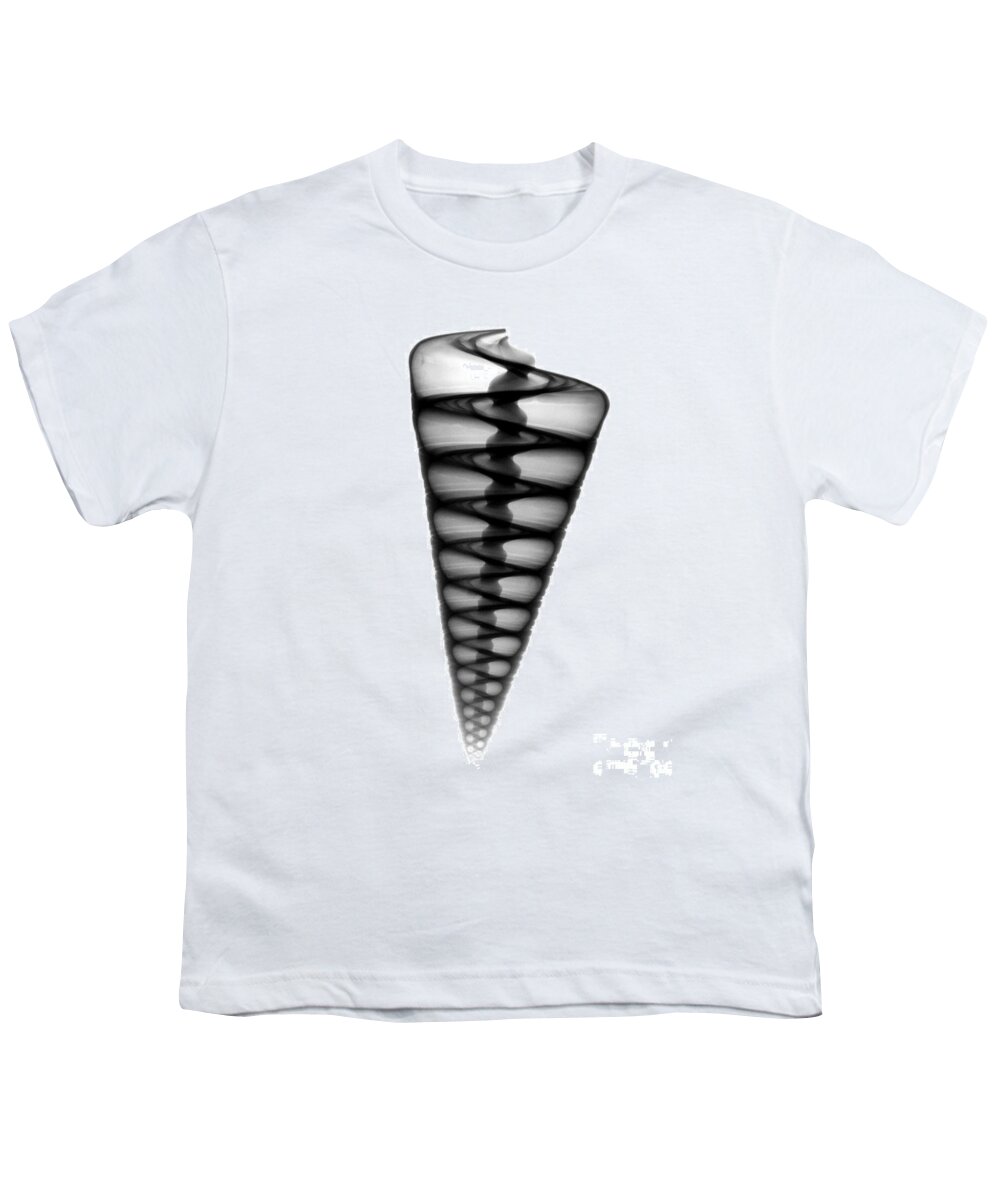 Radiograph Youth T-Shirt featuring the photograph X-ray Of Top Shell #5 by Bert Myers