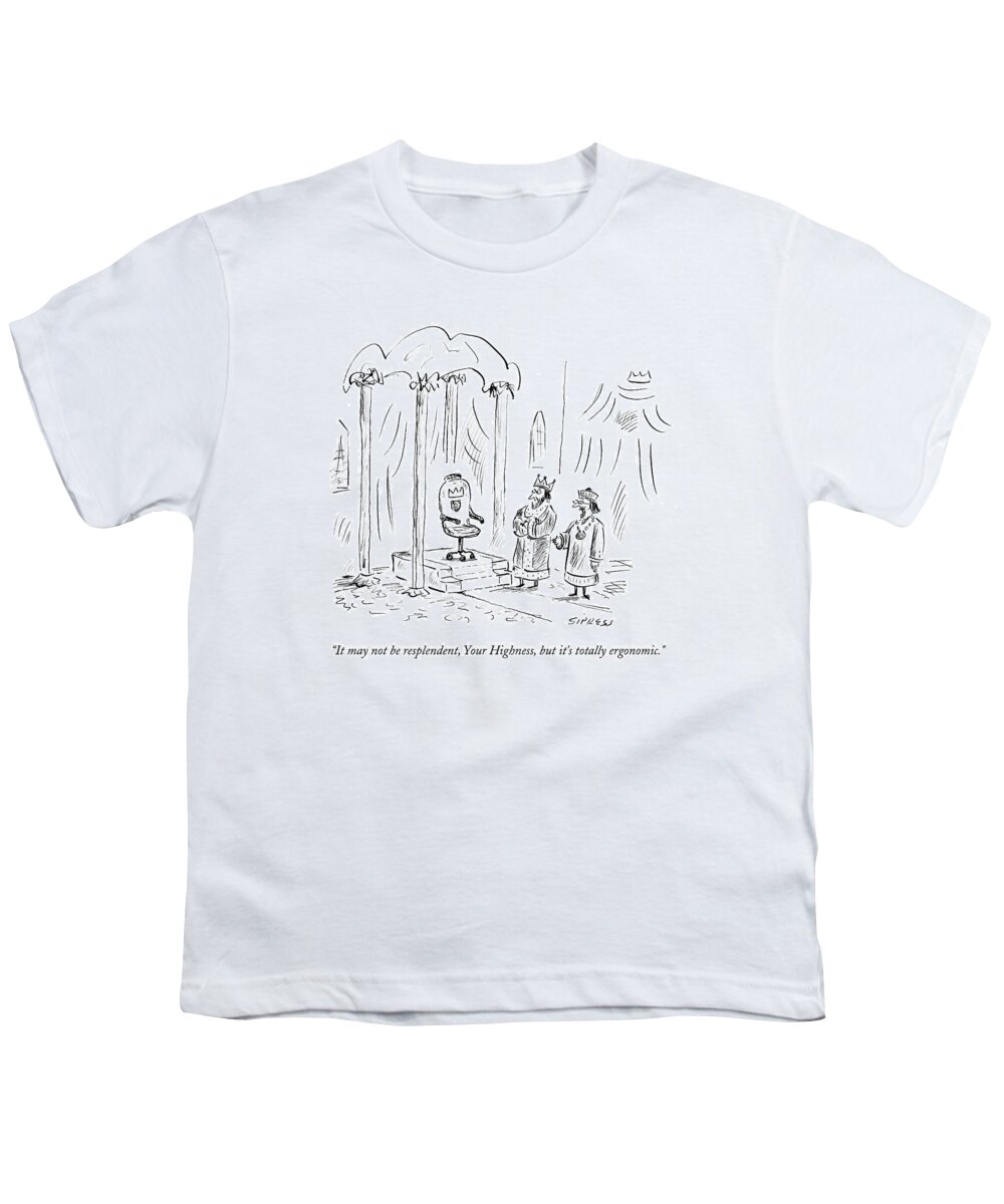 Royal Youth T-Shirt featuring the drawing It May Not Be Resplendent by David Sipress