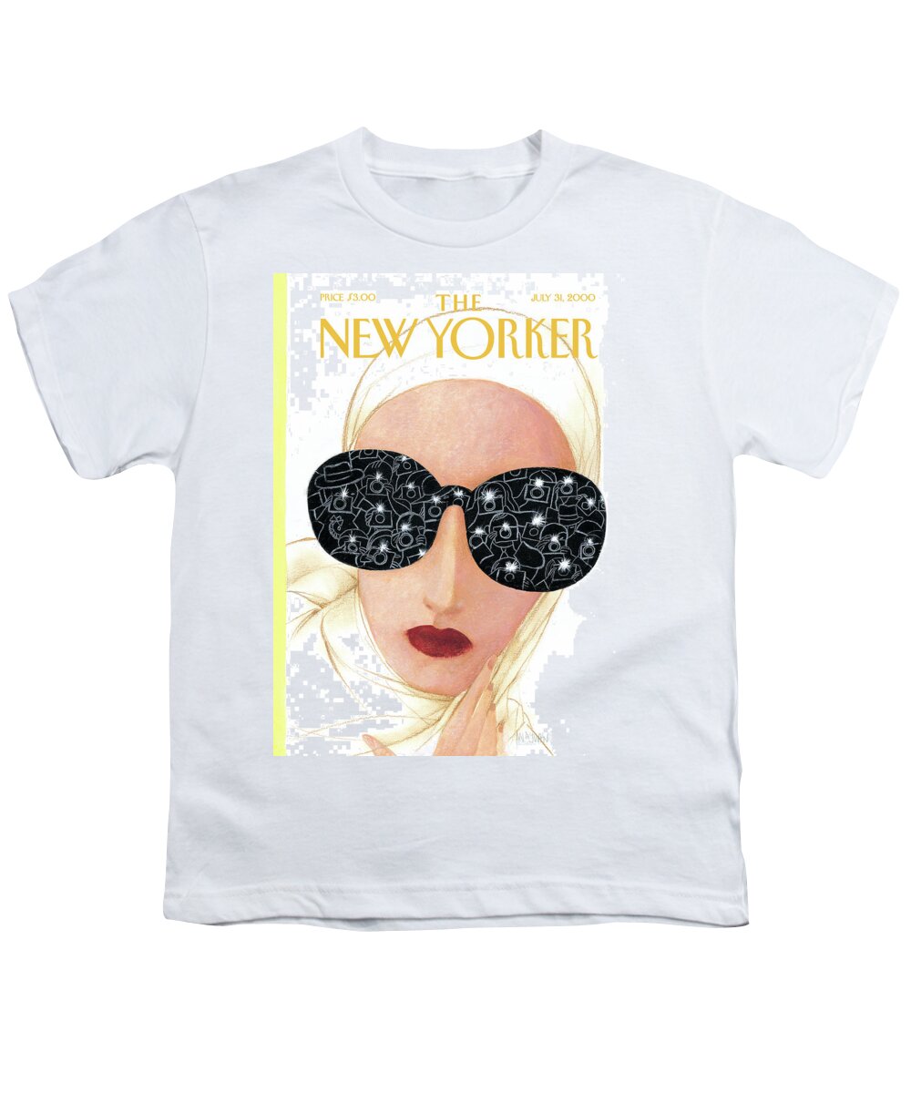 A Star Is Born Youth T-Shirt featuring the painting A Star Is Born by Ana Juan