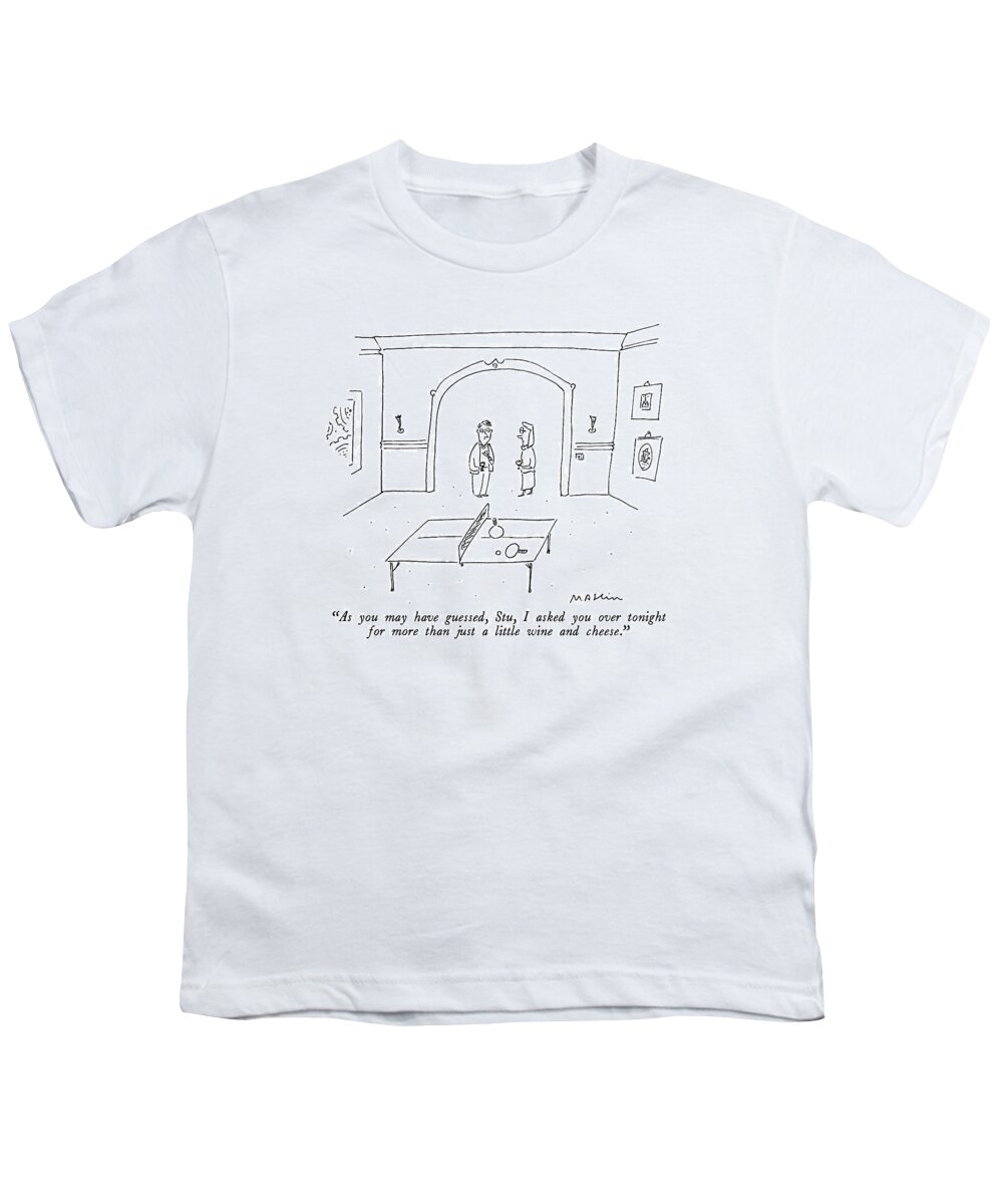 Dating Youth T-Shirt featuring the drawing As You May Have Guessed by Michael Maslin
