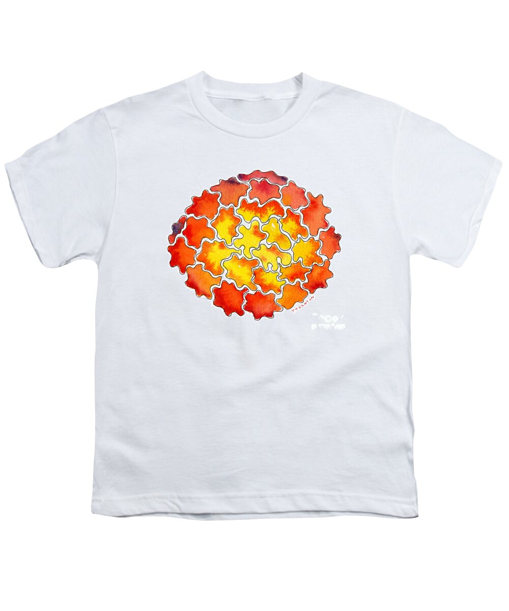 Lava Youth T-Shirt featuring the painting Caldera by Diane Thornton