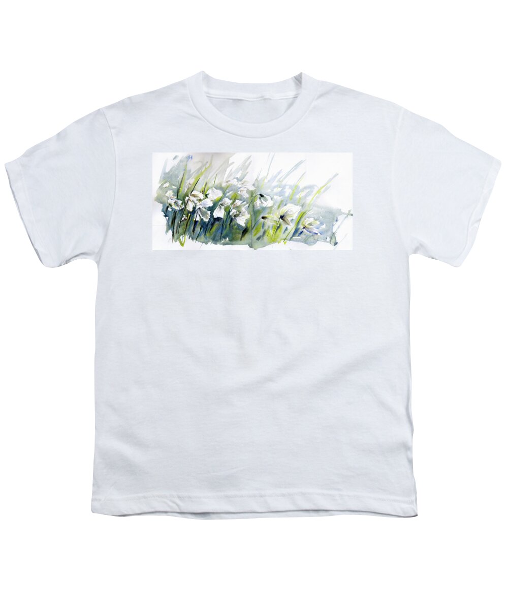 Beauty In Nature Youth T-Shirt featuring the photograph Cotton Grass Blowing In Wind by Ikon Ikon Images