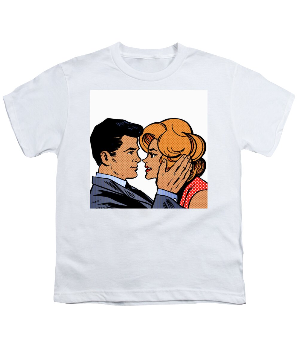 20-29 Youth T-Shirt featuring the photograph Couple Staring Into Each Others Eyes by Ikon Images
