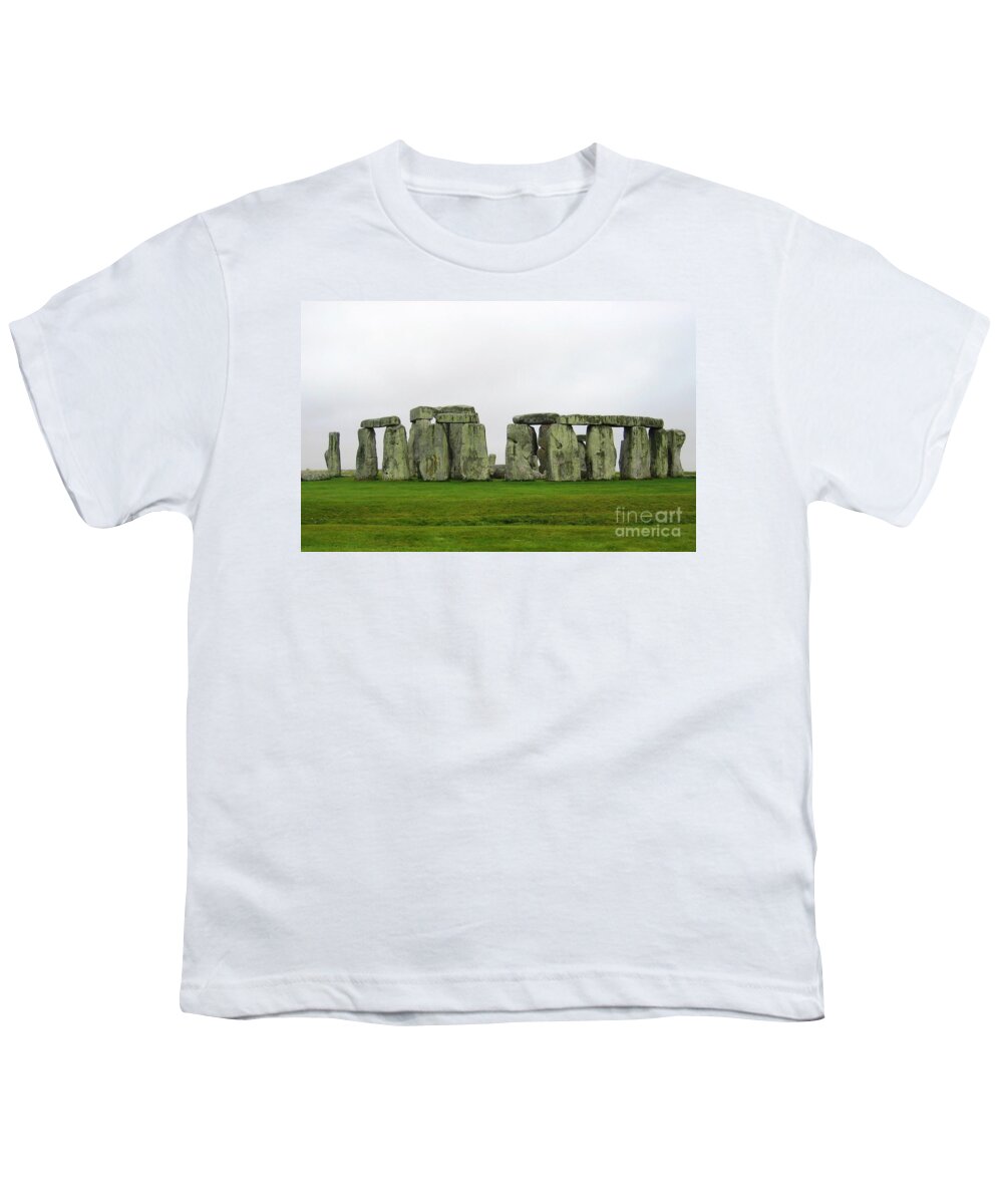 Stonehenge Youth T-Shirt featuring the photograph Curvature by Denise Railey