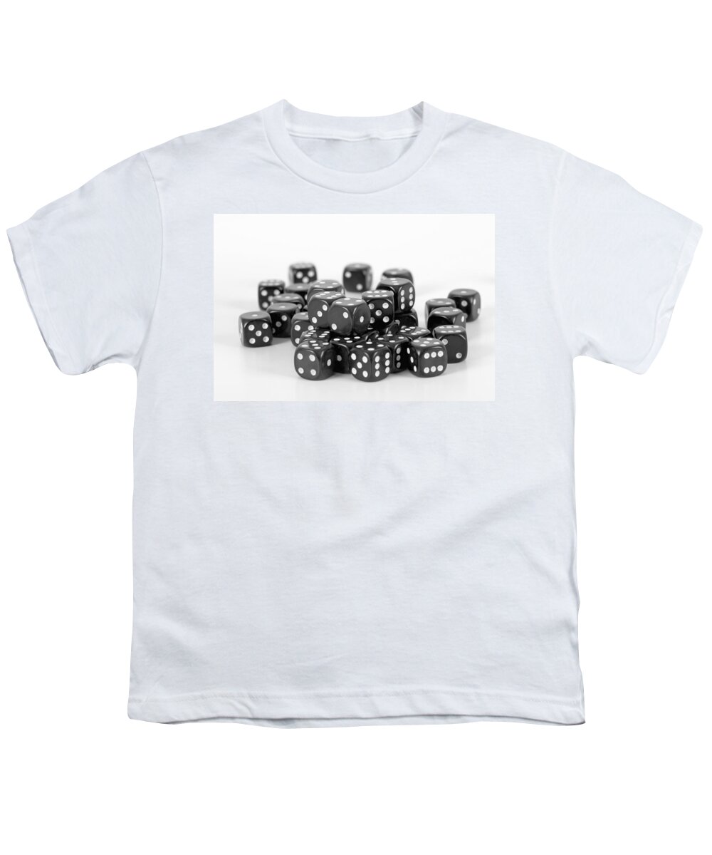 Chance Youth T-Shirt featuring the photograph Dice by Chevy Fleet
