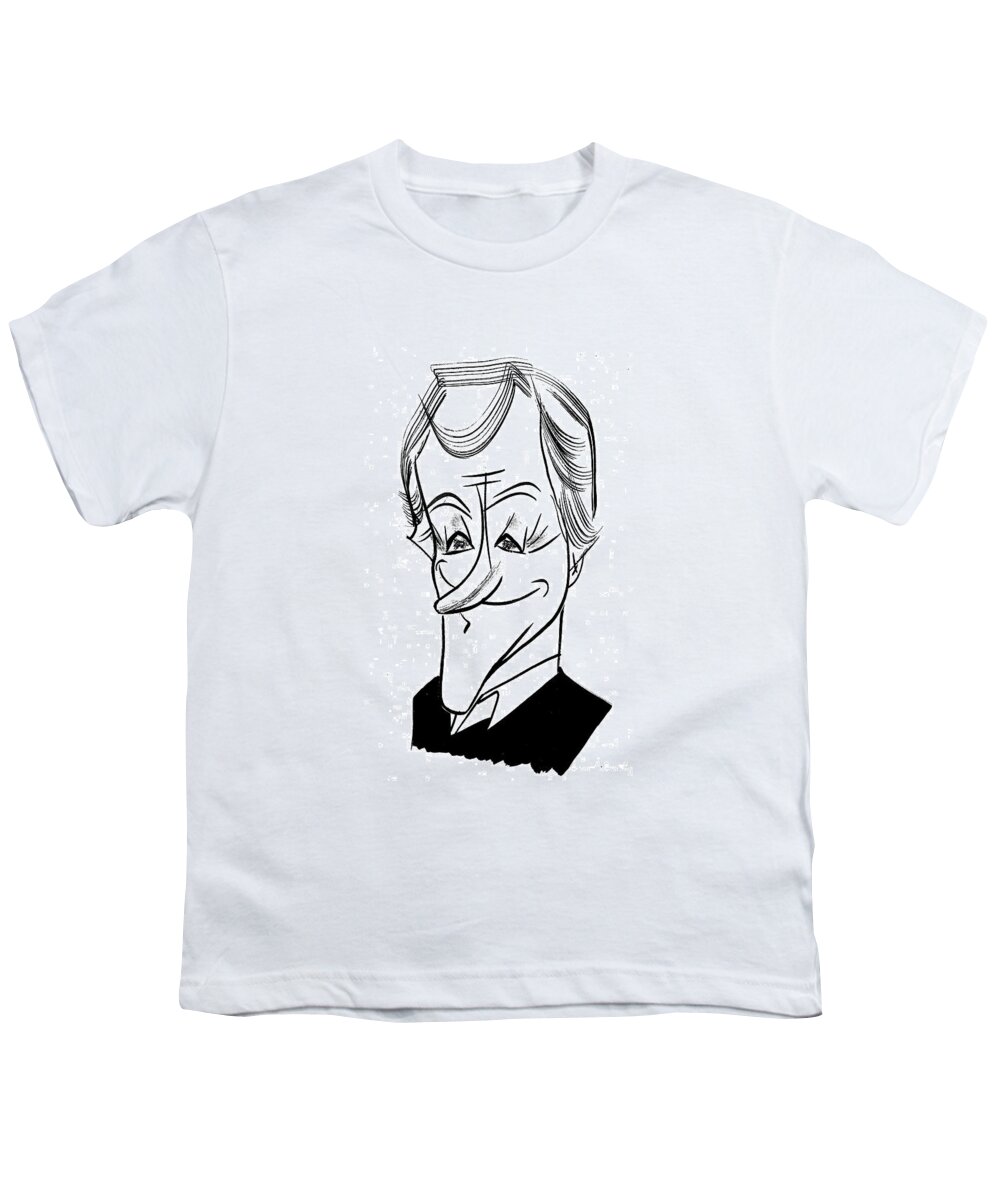 Dick Van Dyke Youth T-Shirt featuring the drawing Dick Van Dyke by Tom Bachtell