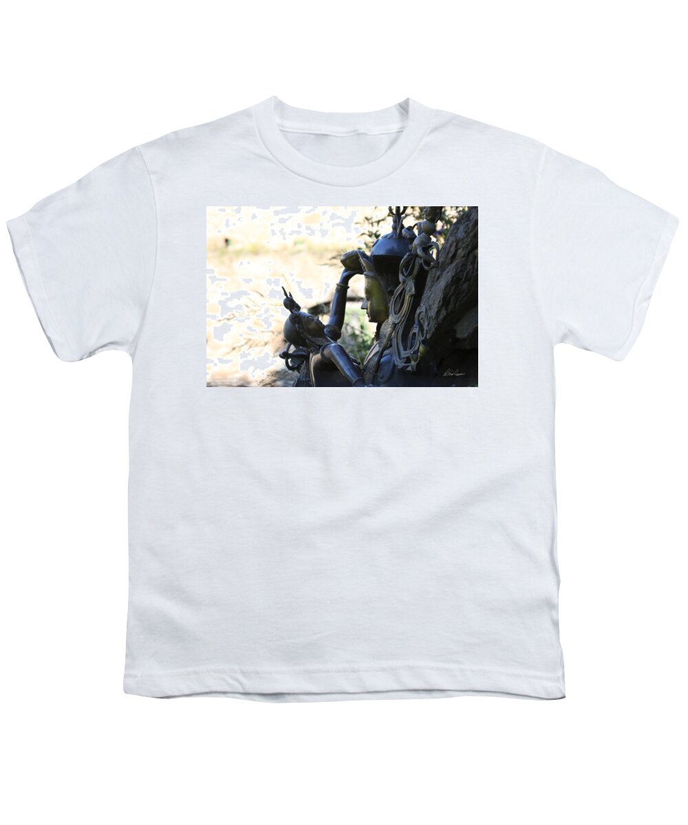 Hindu Youth T-Shirt featuring the photograph Divine Mother and Child by Diana Haronis