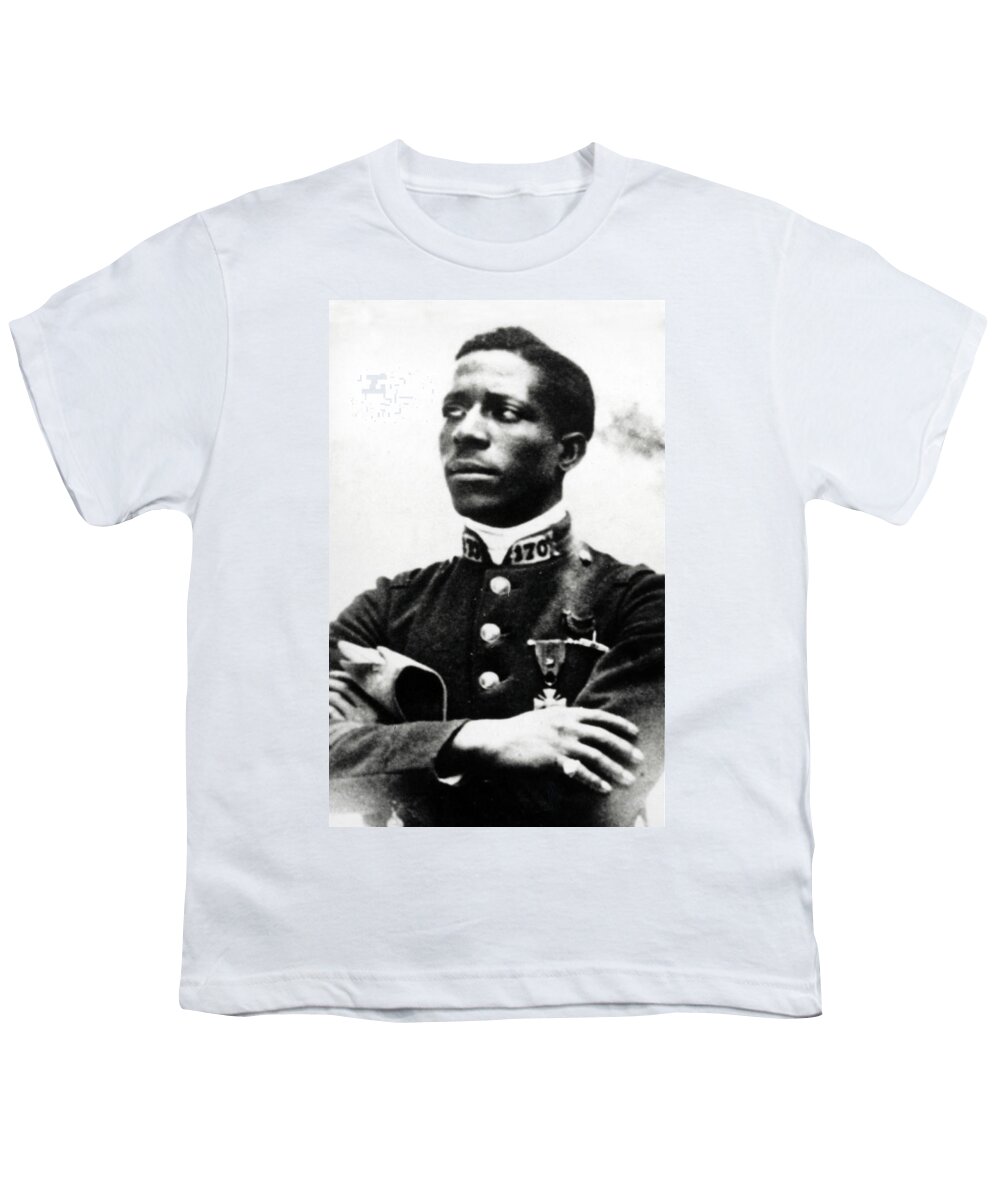 Aviation Youth T-Shirt featuring the photograph Eugene Bullard, Wwi American Pilot by Science Source