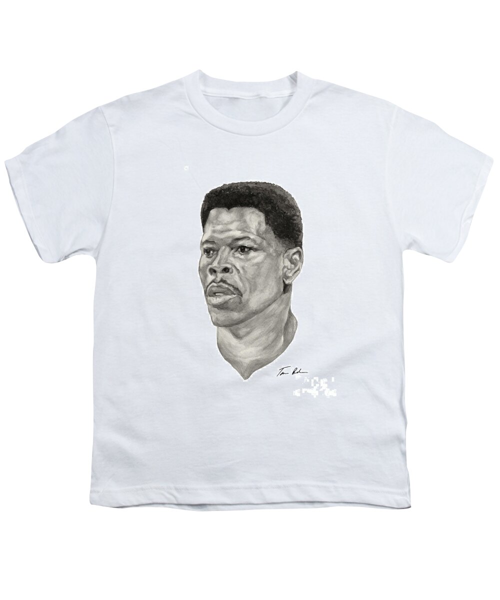 Patrick Youth T-Shirt featuring the painting Ewing by Tamir Barkan