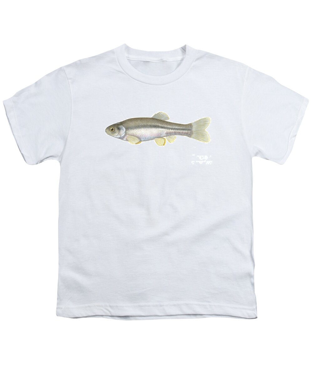Fathead Minnow Youth T-Shirt featuring the photograph Fathead Minnow by Carlyn Iverson