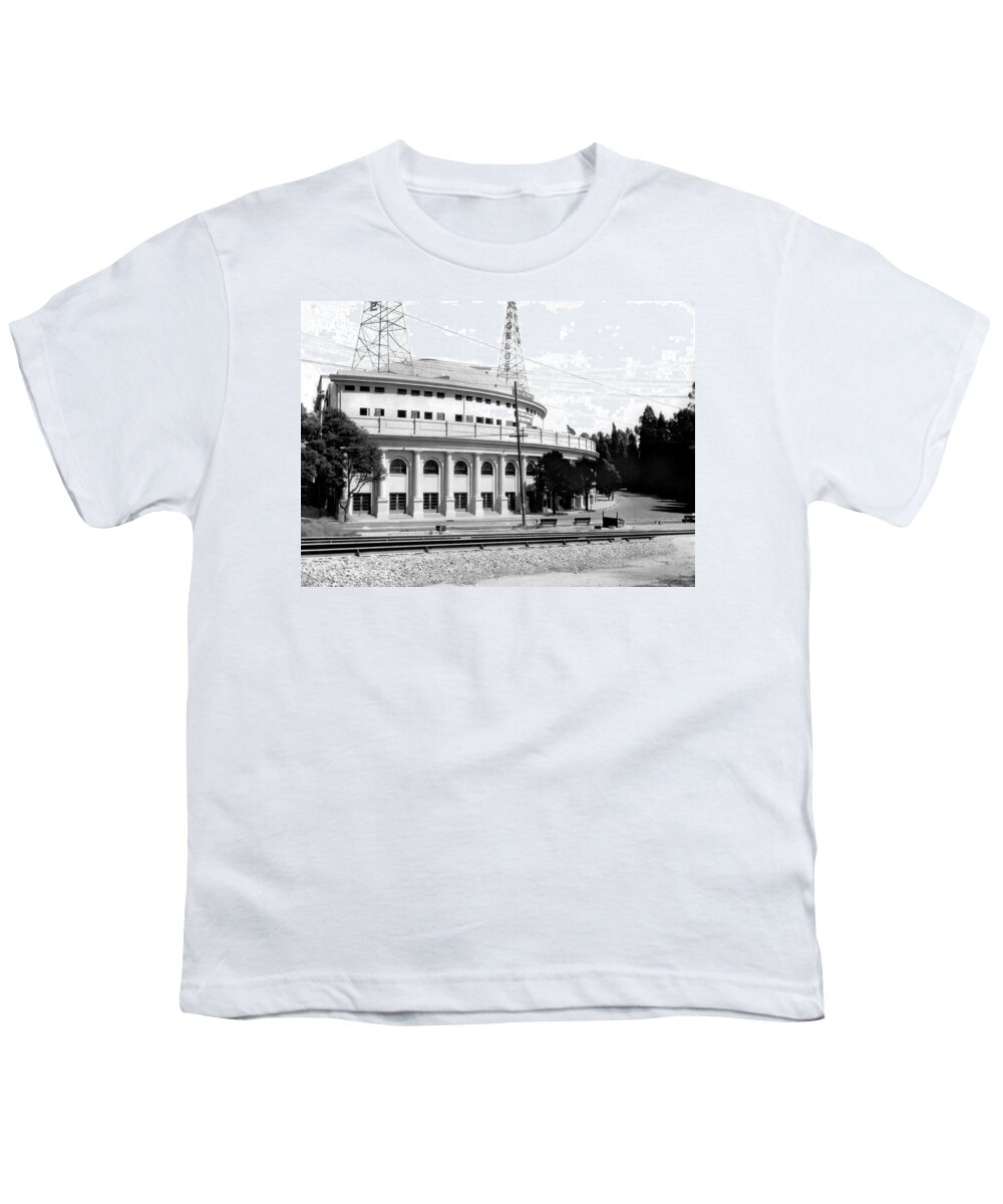 1927 Youth T-Shirt featuring the photograph Foursquare Gospel Church In LA by Underwood Archives