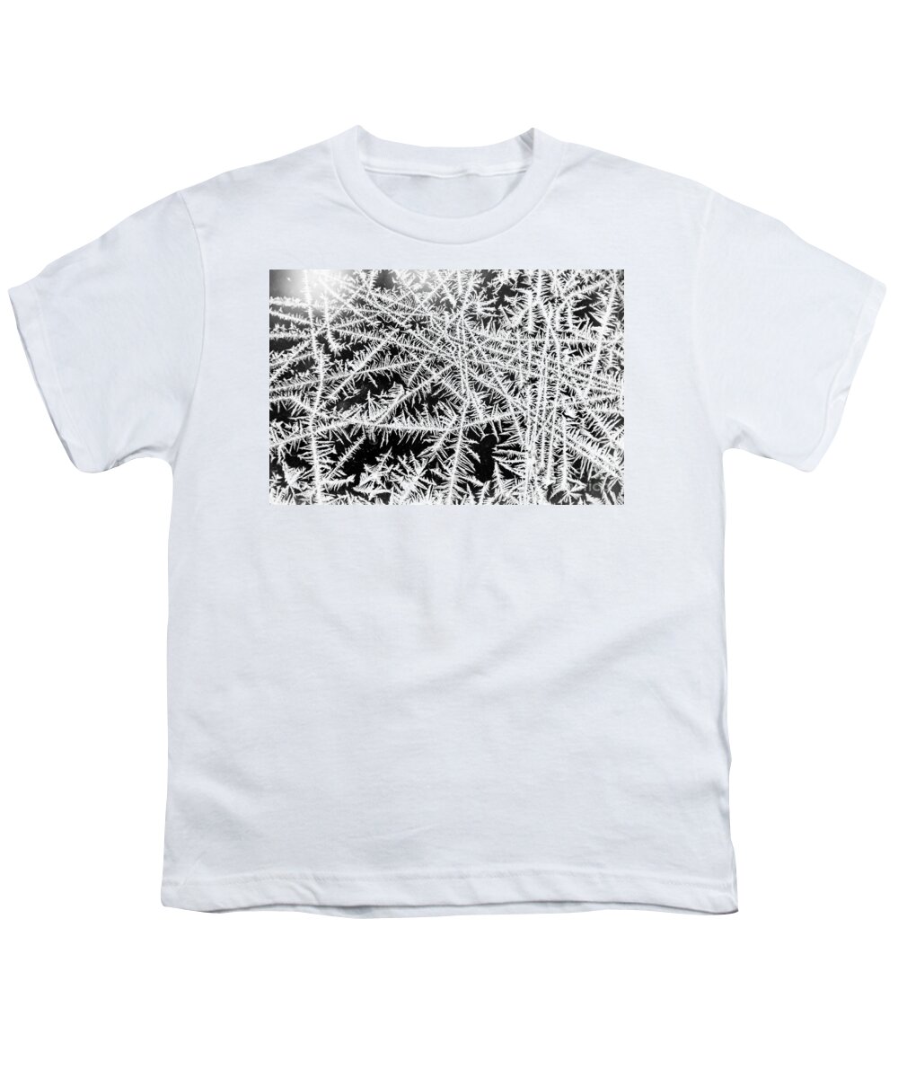 Frost Youth T-Shirt featuring the photograph Funky Frost by Cheryl Baxter