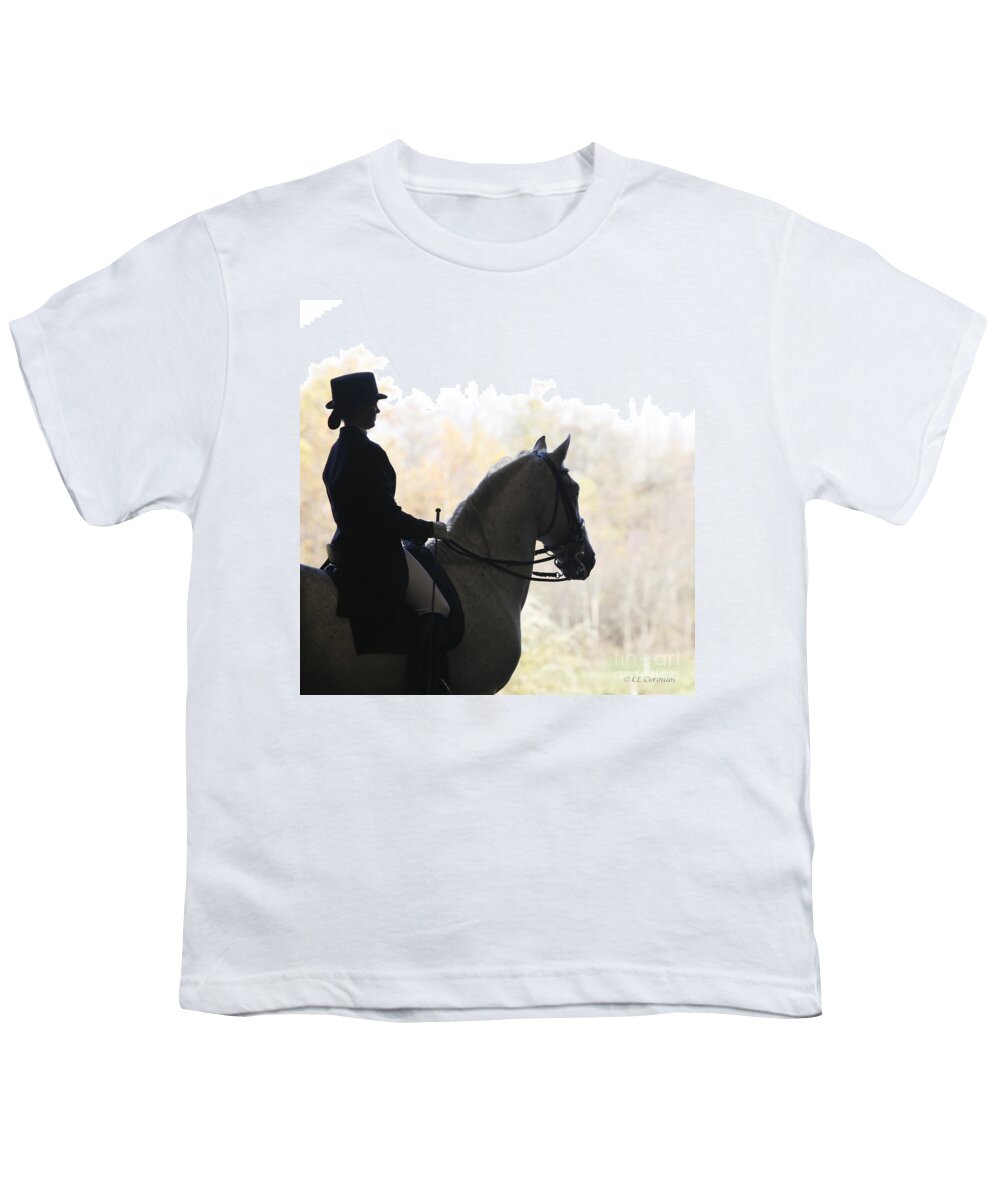 Horse Youth T-Shirt featuring the photograph In the Distance by Carol Lynn Coronios