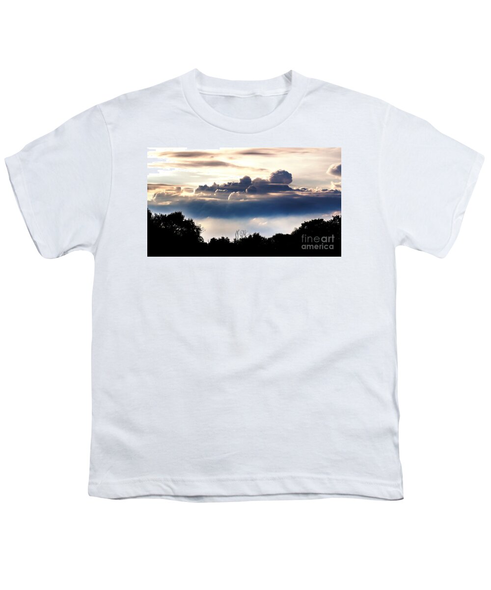 Clouds Youth T-Shirt featuring the photograph Island of Clouds by Daniel Heine