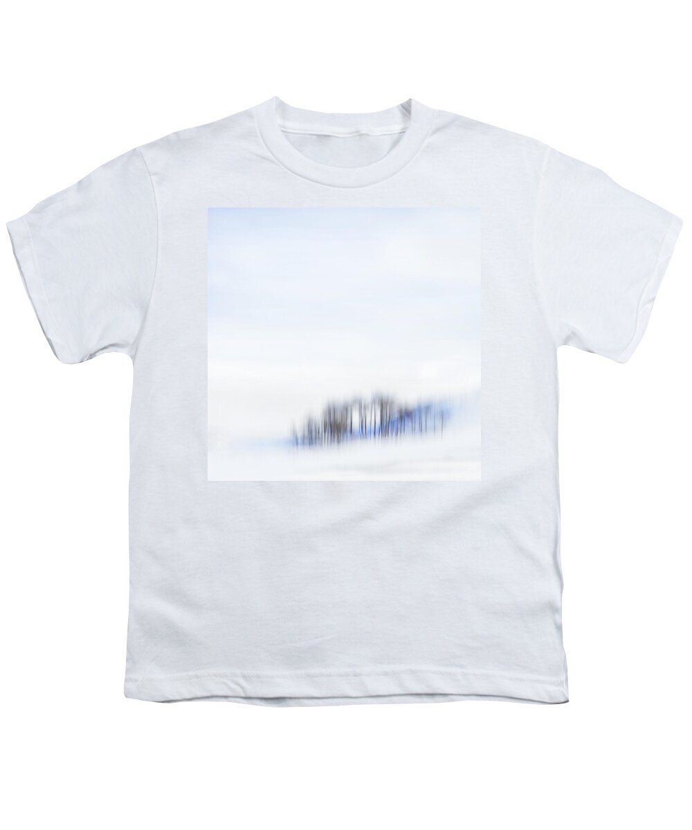 Minimalism Youth T-Shirt featuring the photograph Minimal Trees by Theresa Tahara