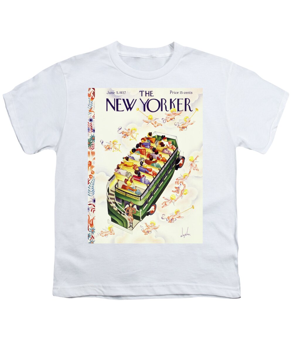 Wedding Season Youth T-Shirt featuring the painting New Yorker June 5 1937 by Constantin Alajalov