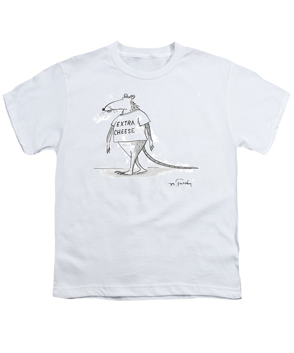 Mice Youth T-Shirt featuring the drawing New Yorker October 13th, 1997 by Mike Twohy